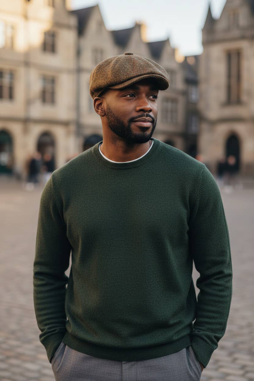 Tipo CAPPELLO IN LANA HARRIS TWEED® MADE IN FRANCE - FLHH438 in vendita all'ingrosso su Faire2