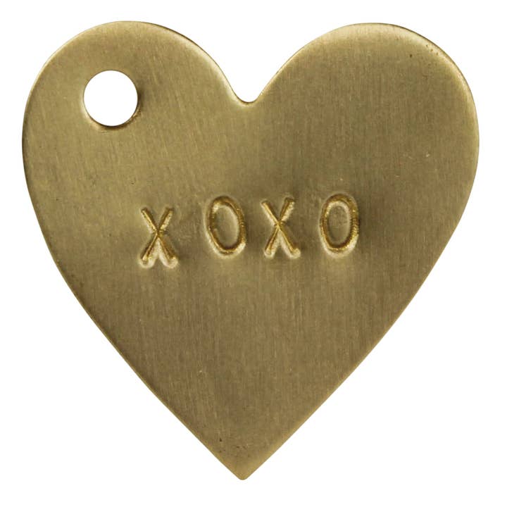 HomArt - Wholesale Gift Tag - Brass Tag - XOXO