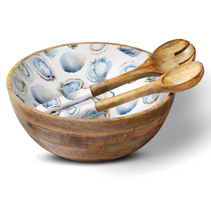 Oyster 12" Decorative Bowl Item 1-32 PREORDER for wholesale by My Casita