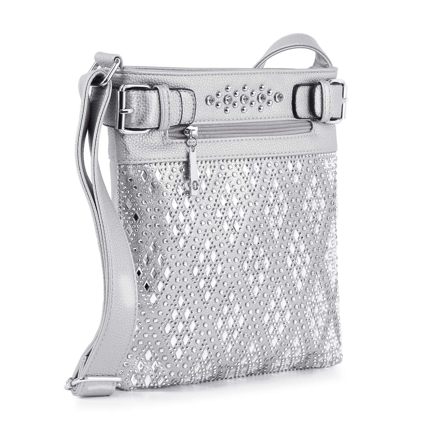 Handbag Express – Engroshandel Crossbodytaske - Dame – Diamond Bling Crossbody Slynge18