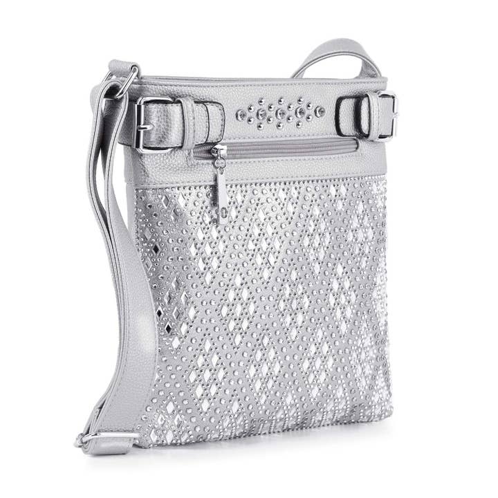 Handbag Express - Vente Sac à bandoulière – femme - Écharpe à bandoulière Diamond Bling19
