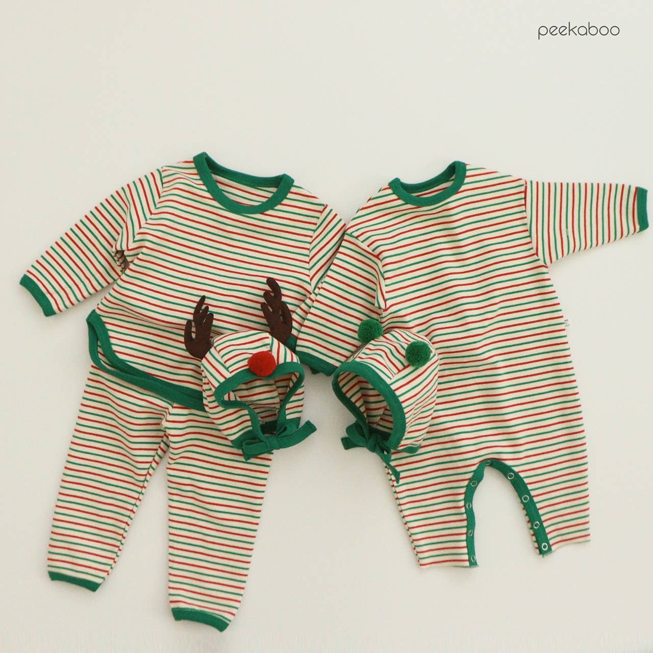 peekaboo - Wholesale Sleepwear Set - Kids - Long Sleeve Christmas Toddler Pajama set for kids1