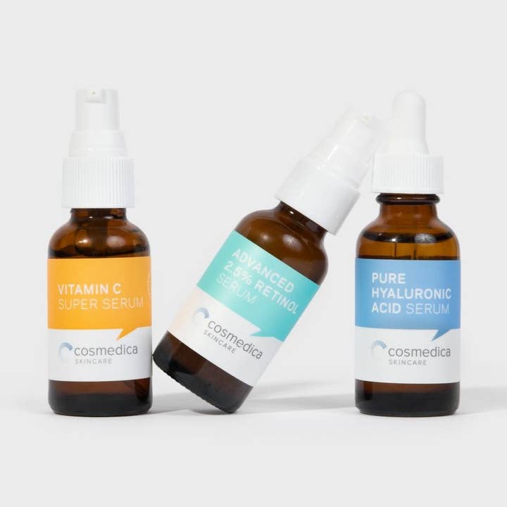 Essential Trio ansigtsserumsæt for engroshandel hos Cosmedica Skincare