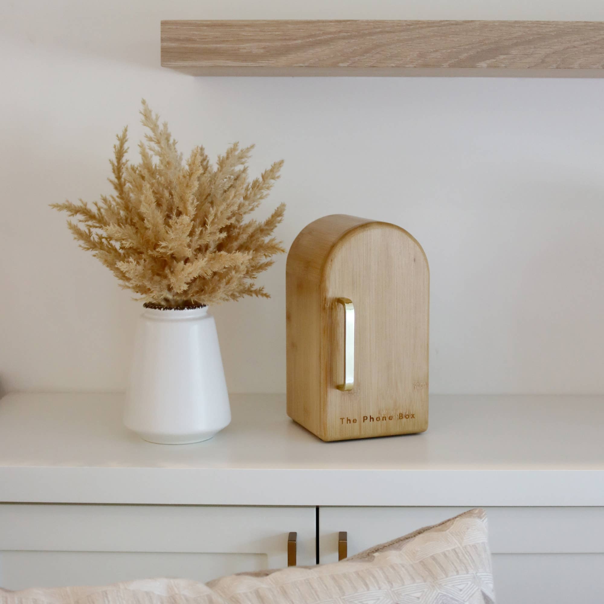 The Phone Box - Wholesale Decorative Box - The Phone Box - Natural Wood7