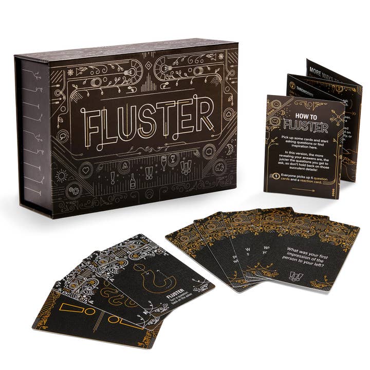 FLUSTER: Conversation Card Game for Deeper Connections for wholesale by Fluster Creations
