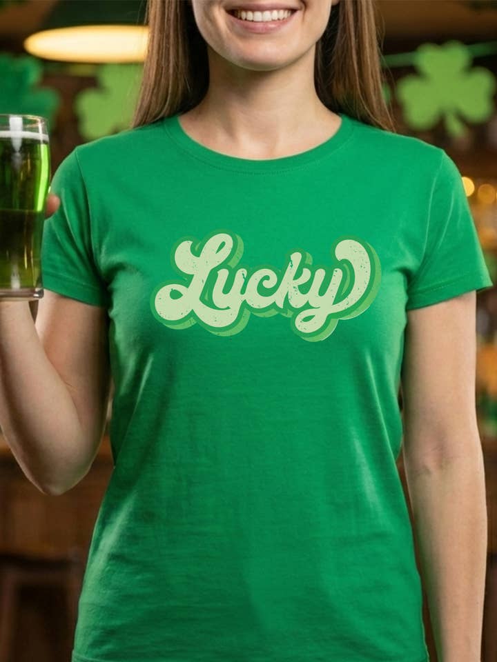 Lucky T Shirt | Funny St. Patrick’s Day Tee for wholesale by Gateway Apparel