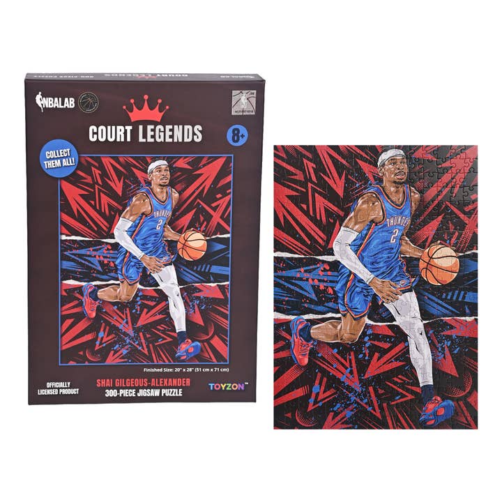 NBA Court Legends Jigsaw Puzzle – Shai Gilgeous-Alexander for wholesale by Brand Partners Group
