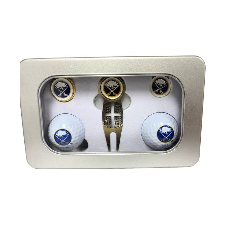 Deluxe Gift Tin Set Buffalo Sabres for wholesale by CaddyPro Golf Products Ltd.