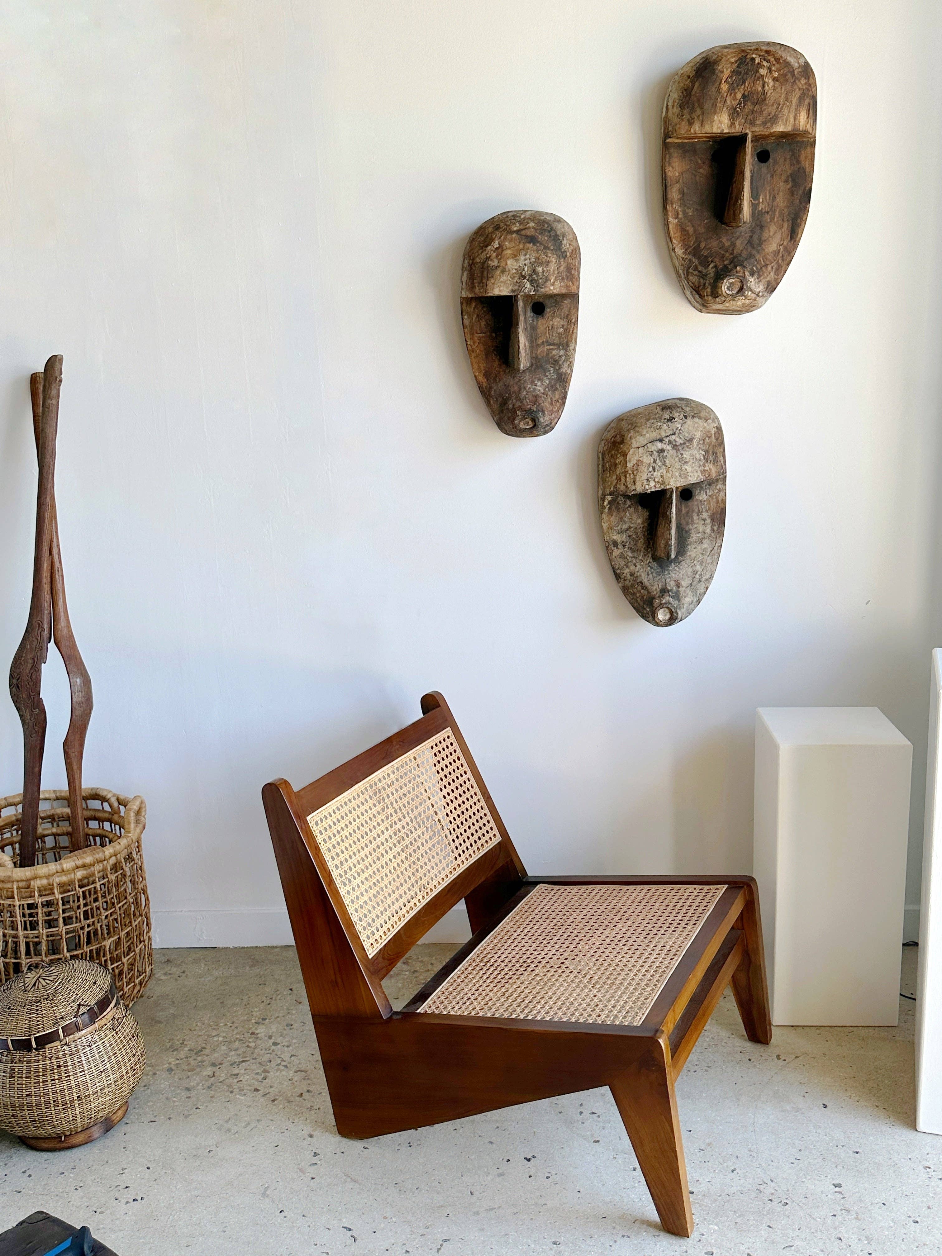 Office Objets – wholesale Skulptur – Stor Timor-mask i patinerat trä, höjd ca 50 cm (3 stycken)36