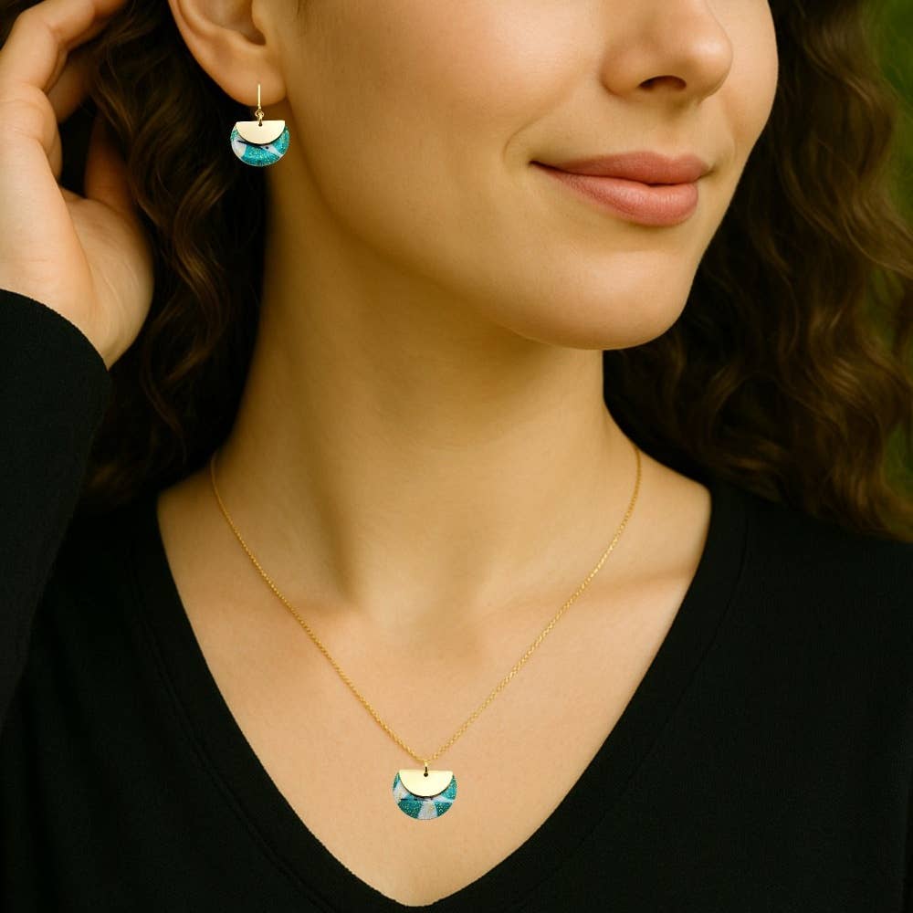 Elmer - Vente Boucles d'oreilles pendantes - Boucles d'oreilles petites BOTO / 2 couleurs4