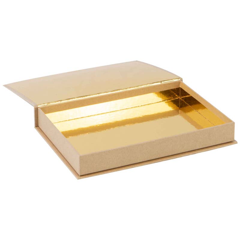 Deffrennes - Wholesale Gift Box - Rectangular Kraft Box Sweet Chocolate 22x15x3cm1
