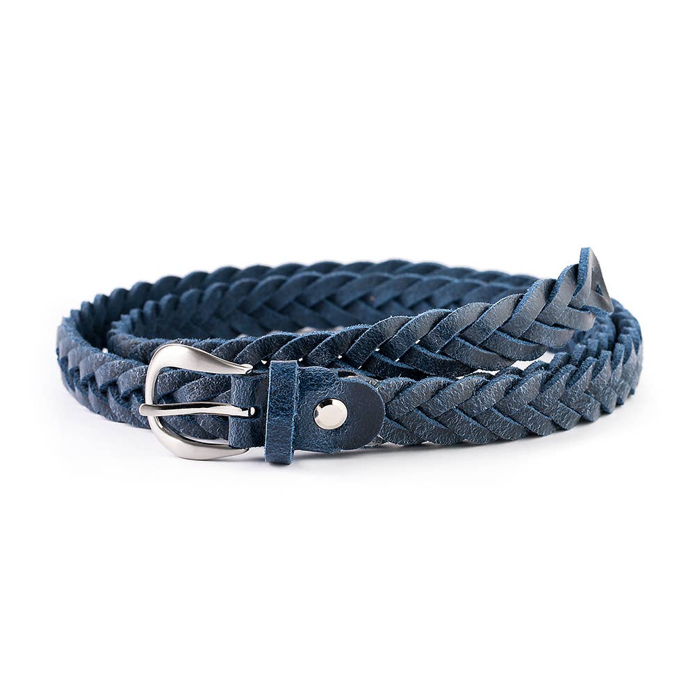 VALTICO - Vente Ceinture – femme - Ceinture en cuir tressé faite à la main4