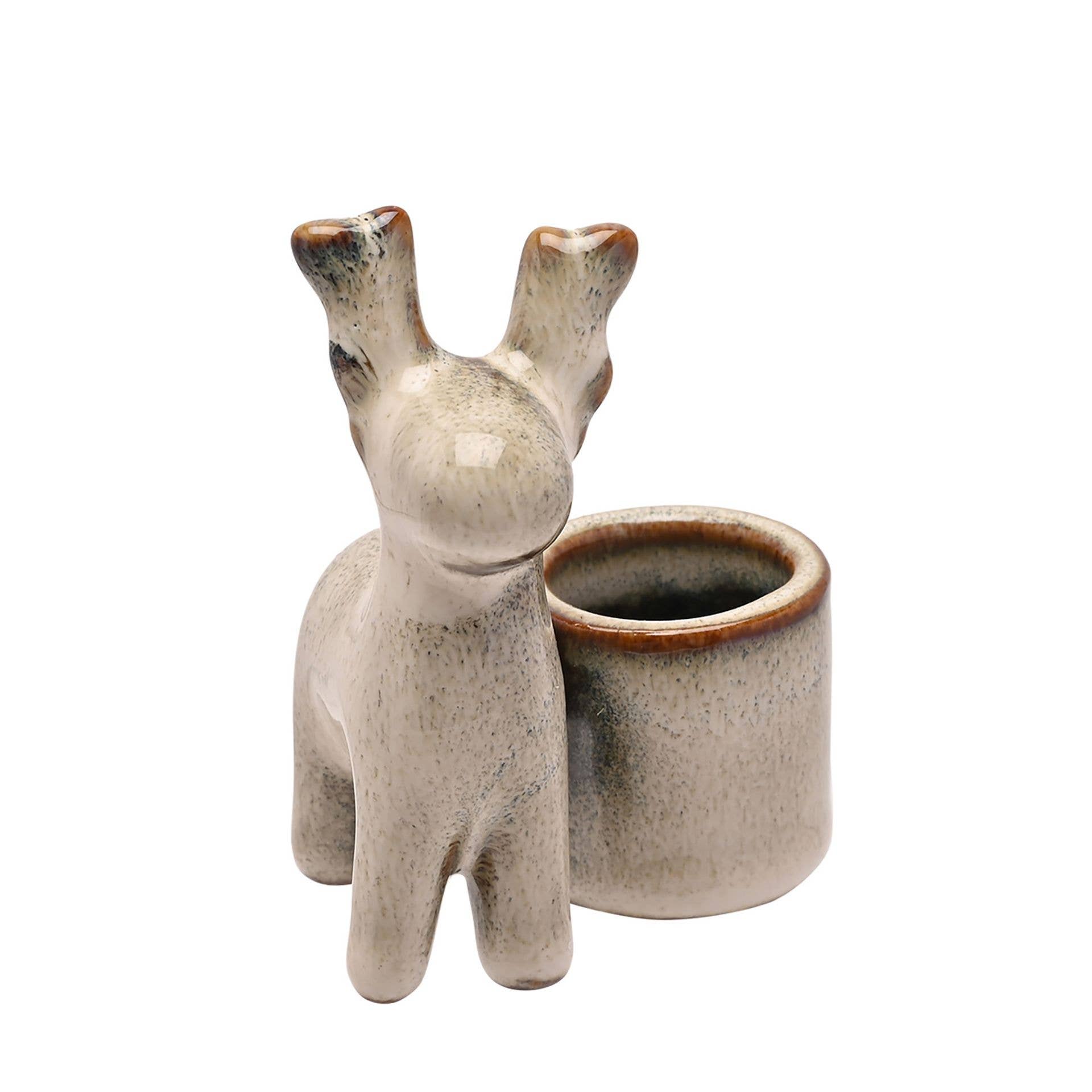 WIDDOP and Co. - Wholesale Candle Holder - **MULTI 12** Ceramic Reindeer Candle Holder1