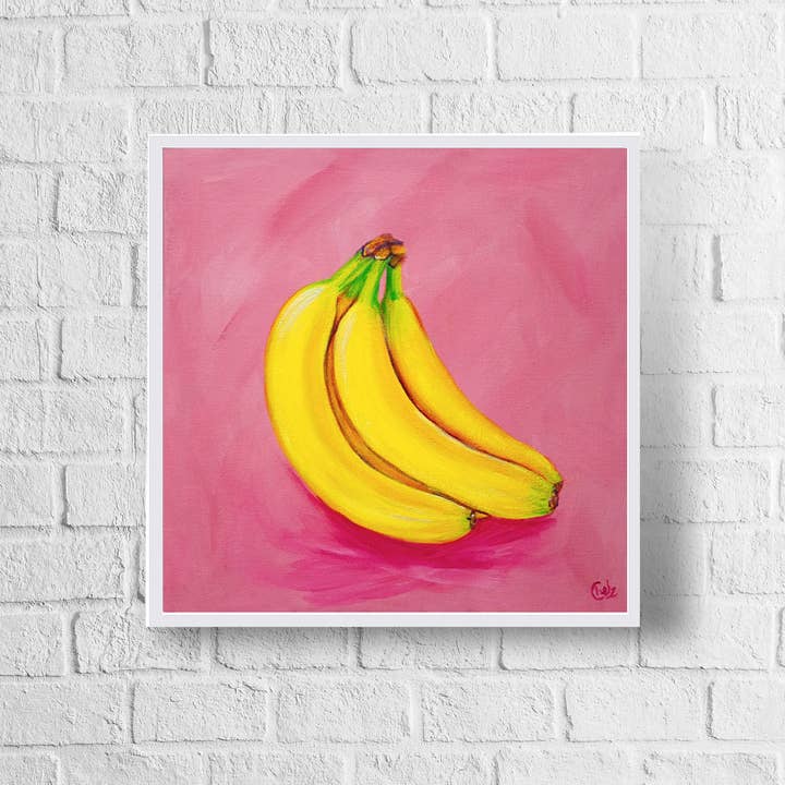 Bananer Konsttryck | Bananmålning | Frukt Wall Art Decor för wholesale av Chelzart