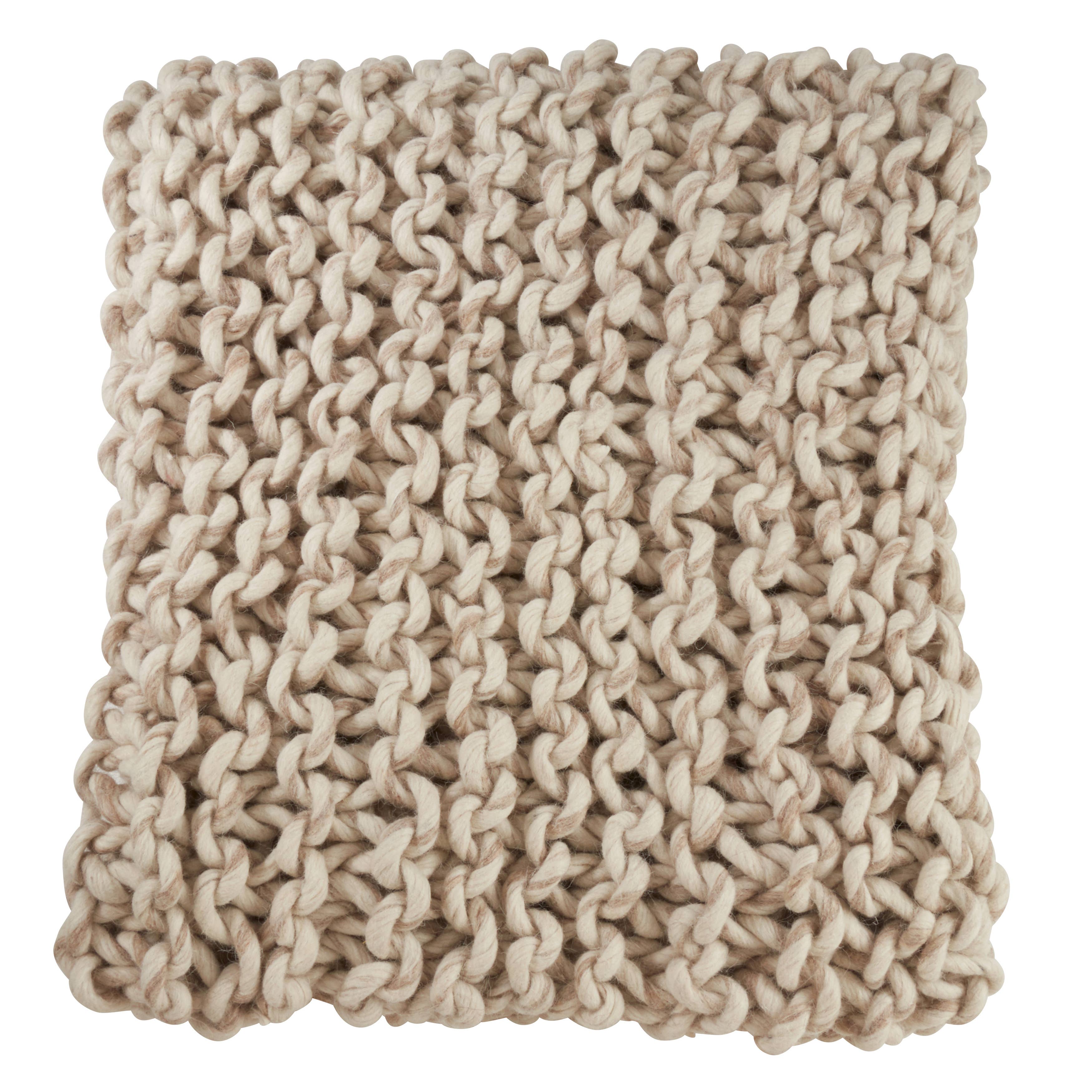 Saro Lifestyle - Wholesale Throw Blanket - Chunky Knit Throw - Cable Knit Technique1