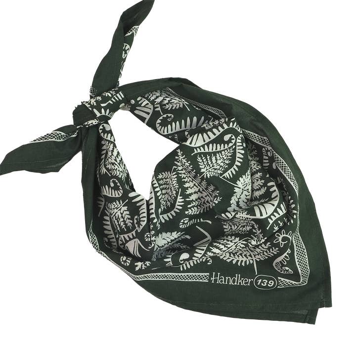 Handker Bandanas - Wholesale Bandana - Unisex - No. 139 Fern Bandana 2