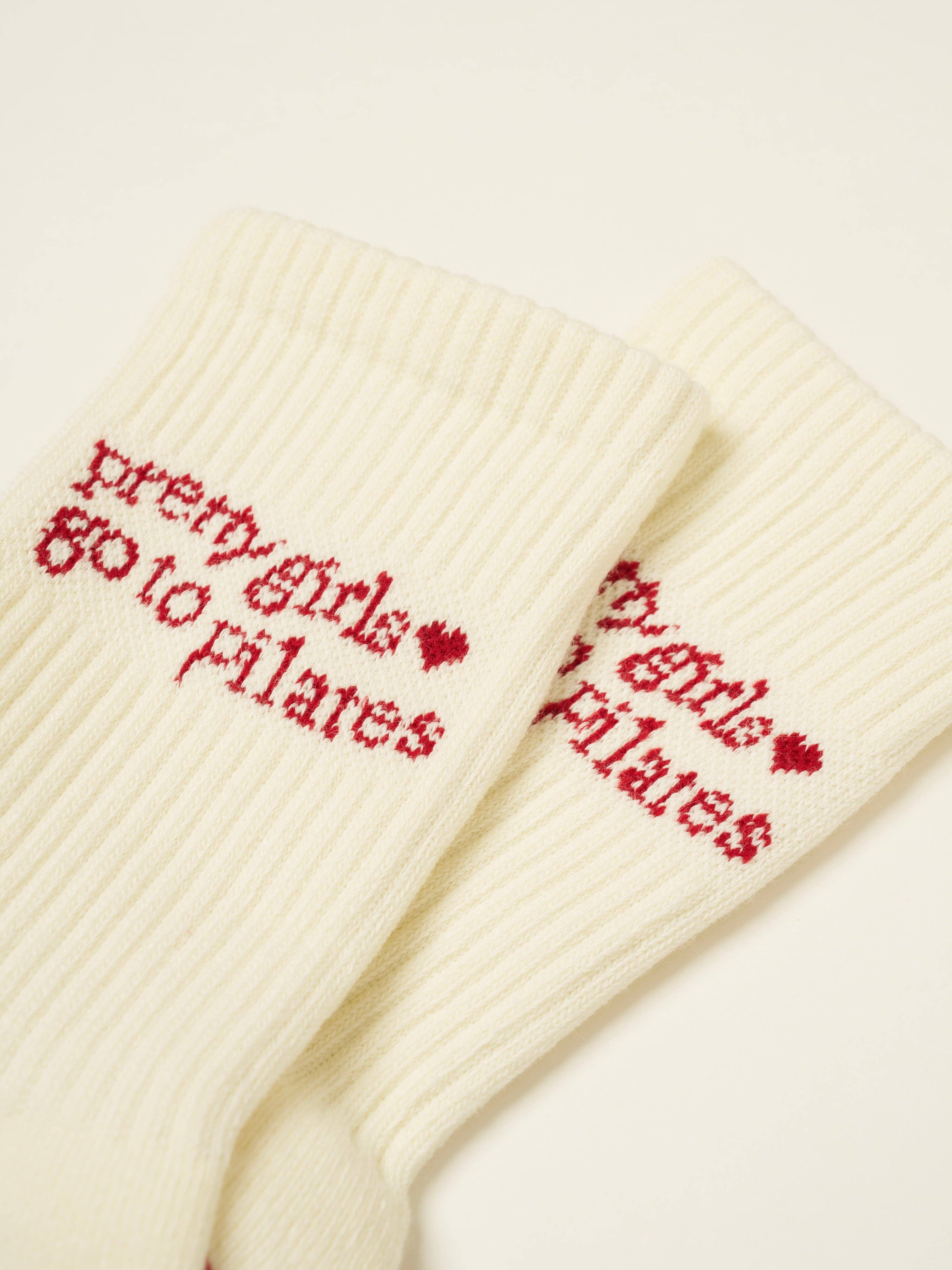 Effortless Club - Wholesale Socks - Women's - 🩰 Pilates Girl Grip Sock [Red], Pilates Socks2