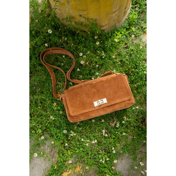 Cherry Paris - Wholesale Messenger Bag - Women's - ILIANE SUEDE Bag - 418814
