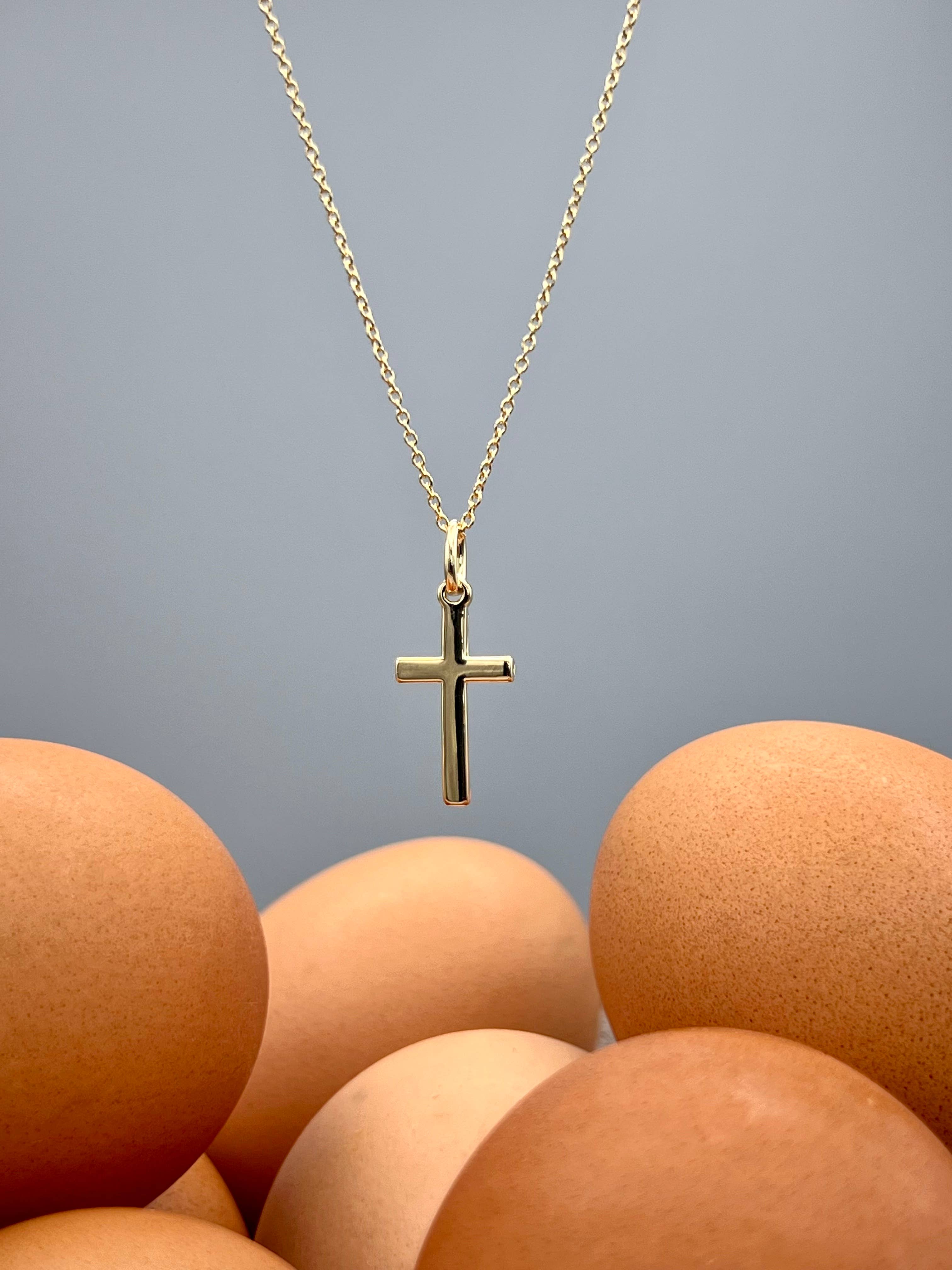 Something Silver - Wholesale Pendant/Charm Necklace - Faith Cross Necklace1