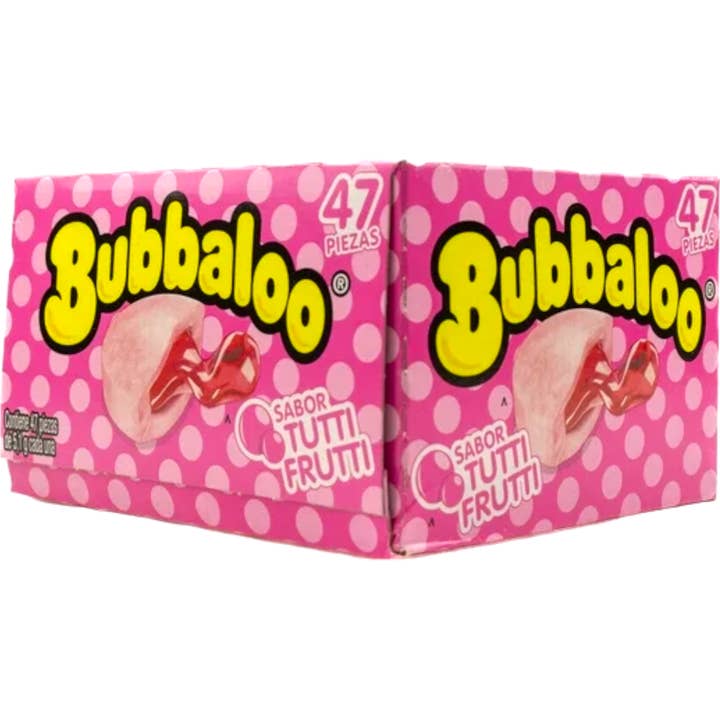 Gomme Bubbaloo Tutti Frutti pour la vente par Cow Crack Wholesale