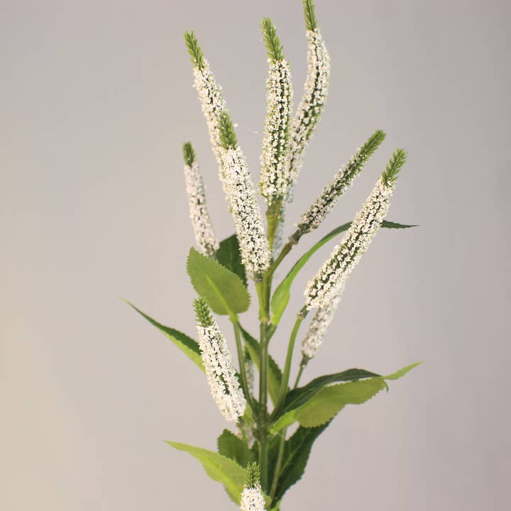 Realistic Artificial Flowers - Wholesale Artificial flowers - White Cattail Spray - Realistic Artificial Flowers2