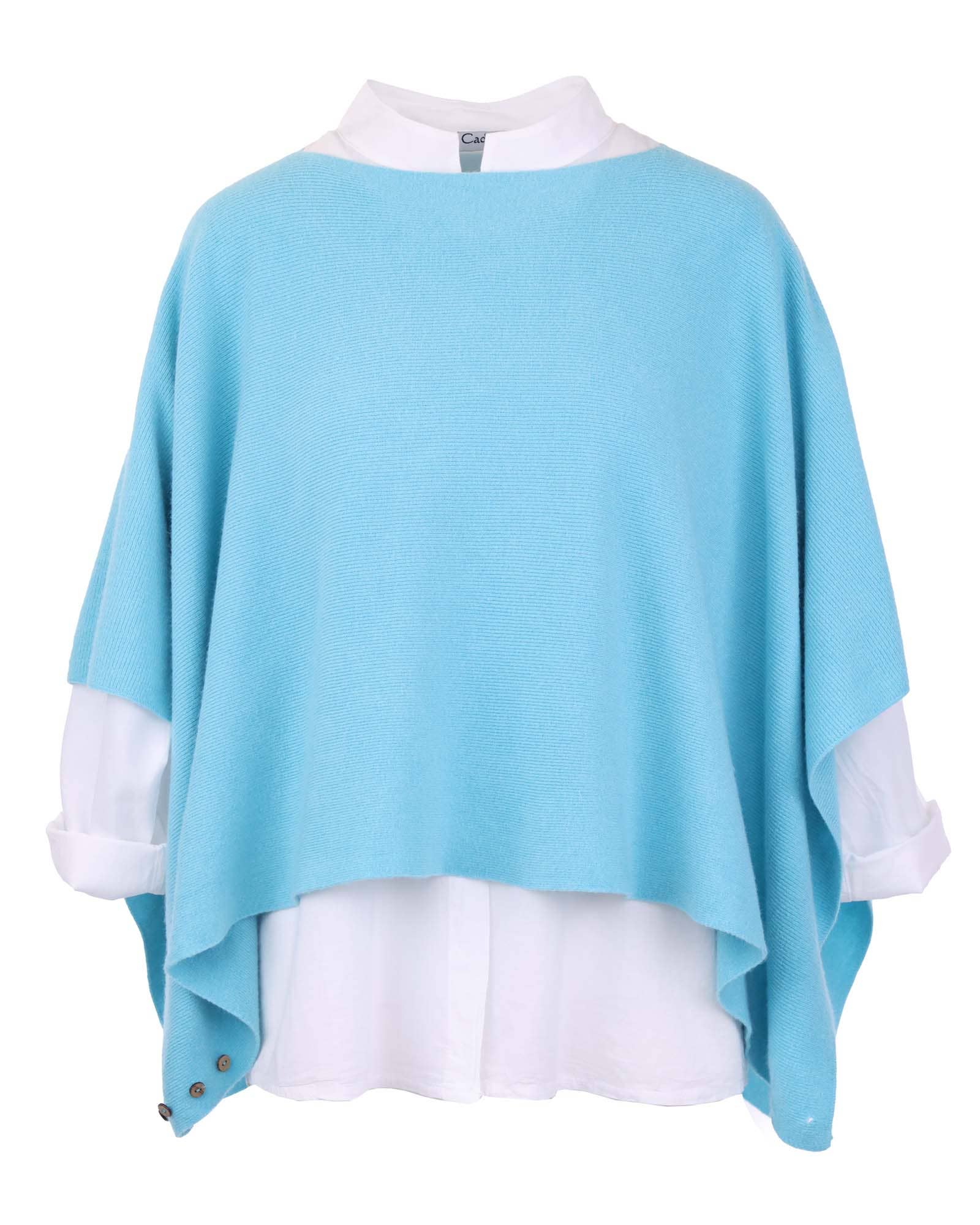 Cadenza Italy Ltd - Wholesale Poncho - Dames - Zomerse Overgooier met Knopen5