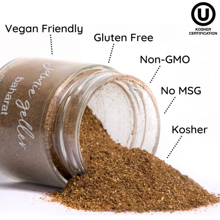 Jamie Geller - Vente Mélanges d'épices séchées - Assaisonnement aux épices Baharat (pot en verre de 3,4 oz, 95 g)