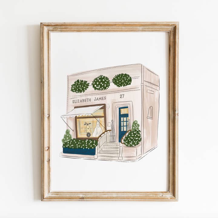 Elizabeth James Studio Föräldrafälla Skriv ut för wholesale av Lux + Trip