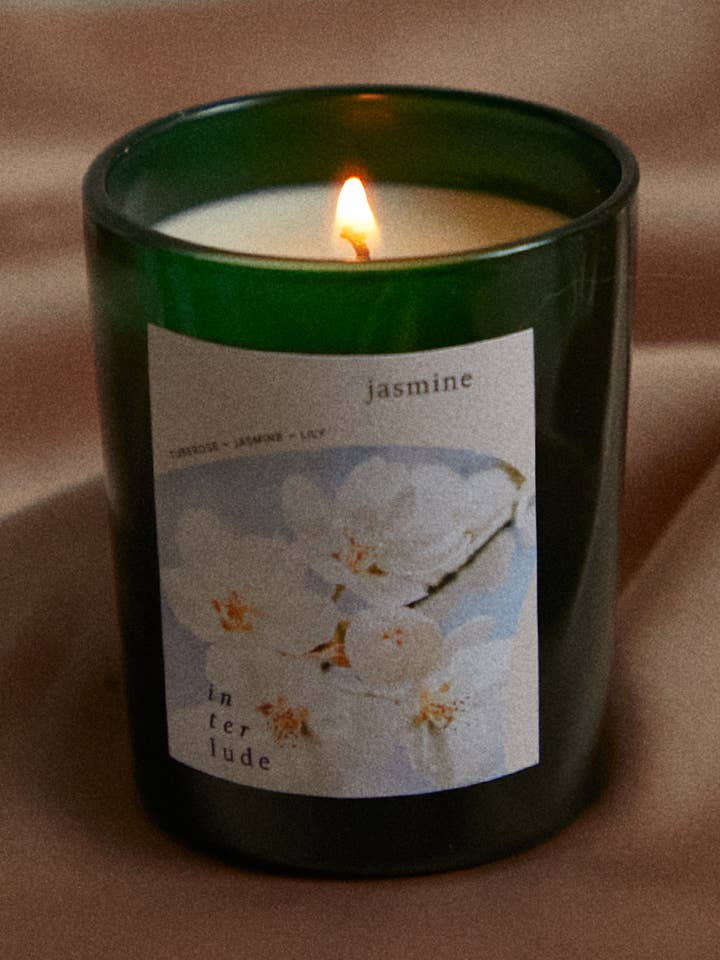 Mini bougie parfumée Jasmine pour la vente par Interlude Candles