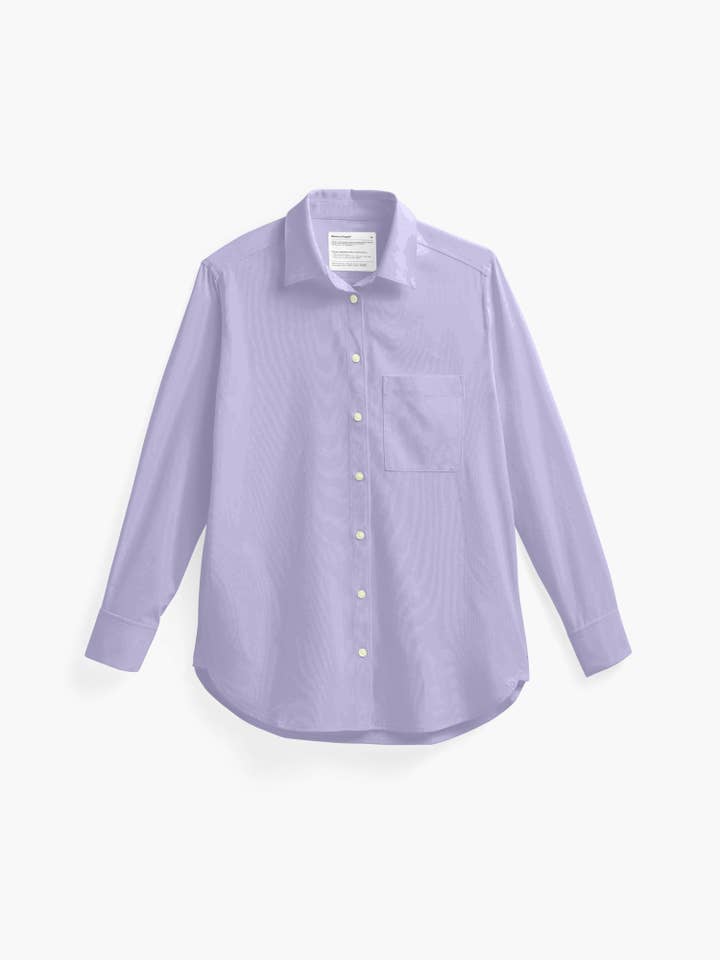 Dames AeroZero Relaxed Shirt - Lavendel (MPS) voor wholesale door Ministry Of Supply