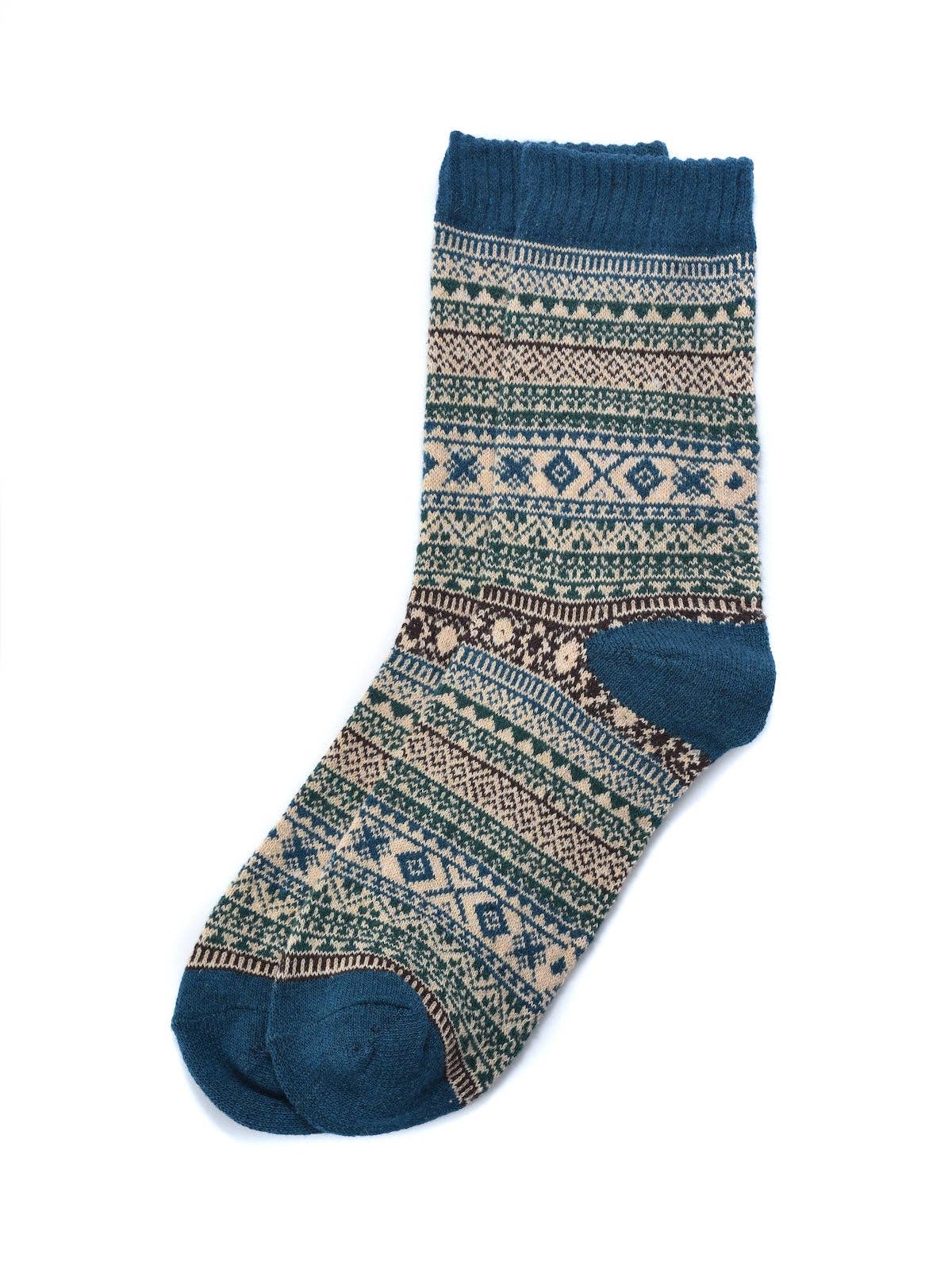 Funkyrel® Atzbranding Limited - Wholesale Socks - Unisex - Rufia - 5 Pairs Unisex Bohemian Wool Blend Socks7