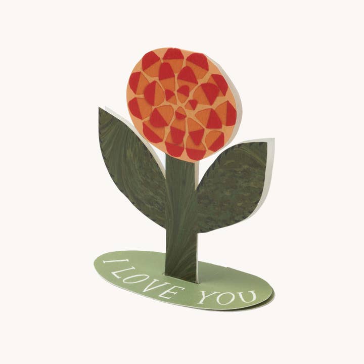 Jag älskar dig Ros Stå-upp Kort för wholesale av Hadley