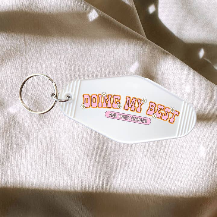Llavero Doin My Best And That's Enough para venta al por mayor de amarieacreates