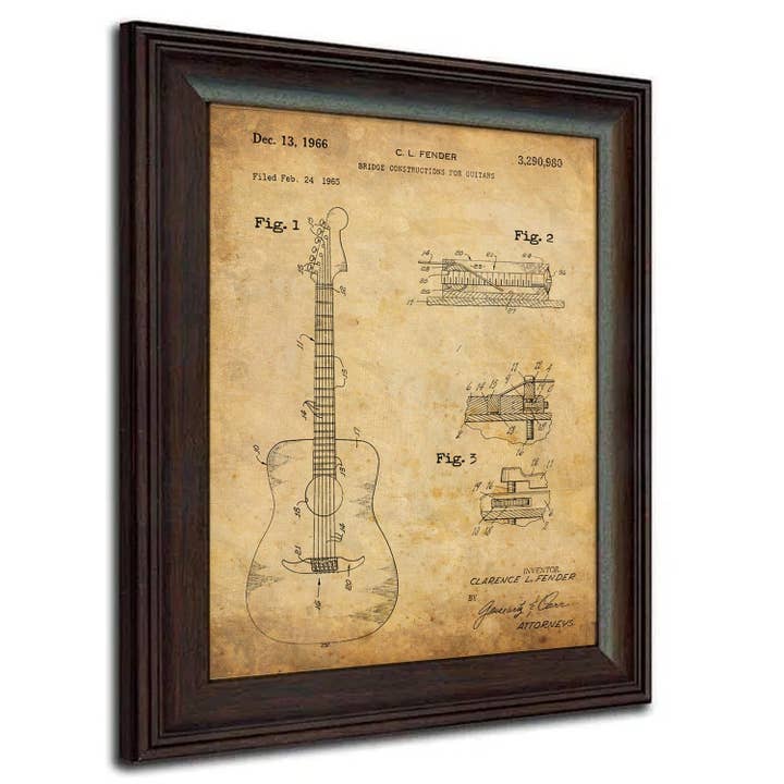 Personal Prints - Wholesale Art Print - String Instruments - Patent Art2