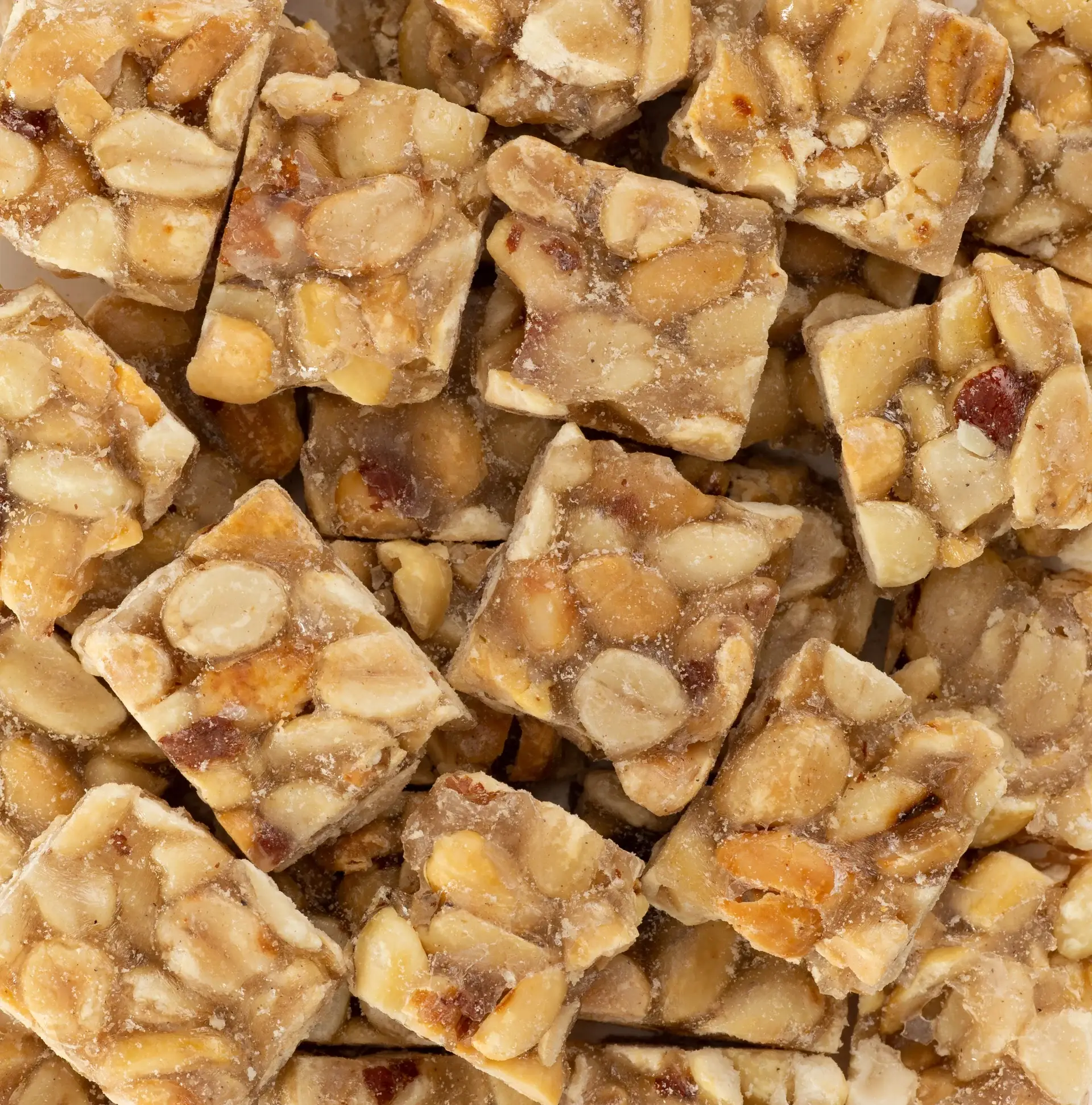 Belmont Peanuts - Wholesale Nuts - Holiday Peanut Brittle Squares 1