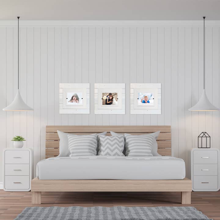 Beach Frames LLC - Wholesale Picture Frame - Shiplap Farmhouse Wall Designer Reclaimed Wood Frame3