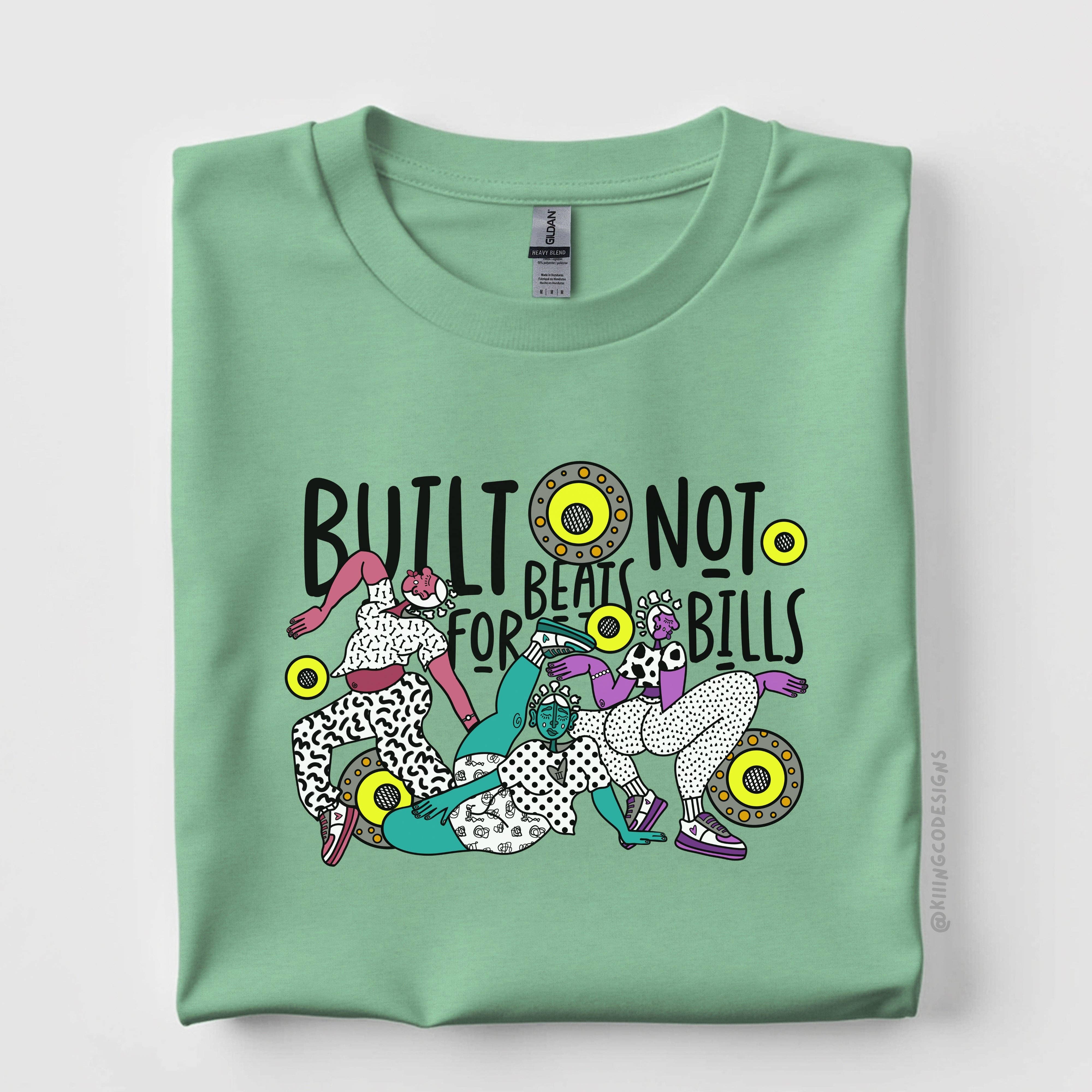 Kiiing & Co. Designs - Wholesale Screen Printed T-Shirt - Unisex - Build for Beats Tee4