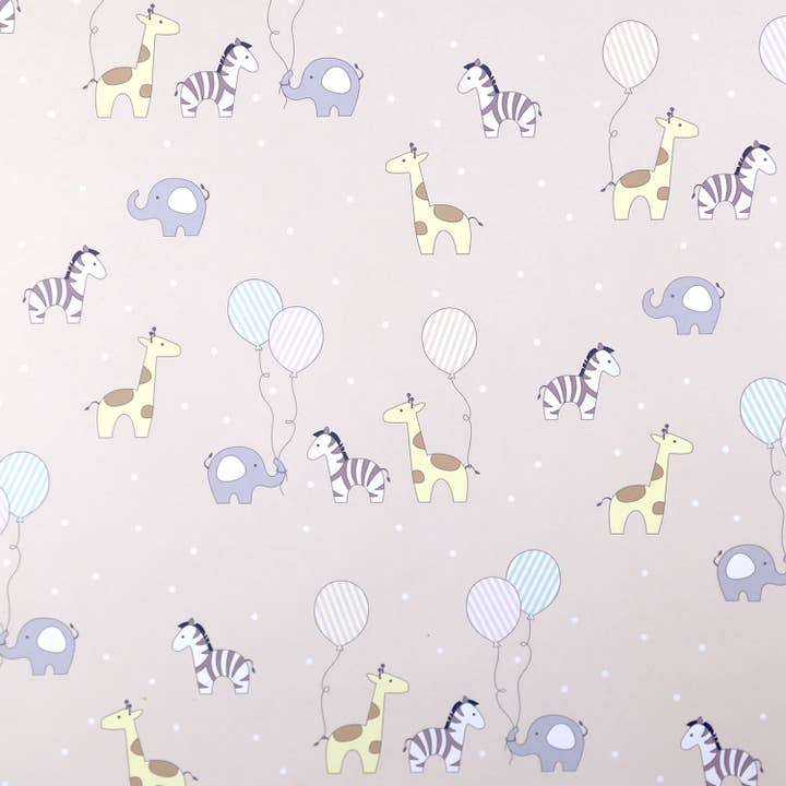 Kunst an Papier - Wholesale Flat Wrap - Ben animal wrapping paper1