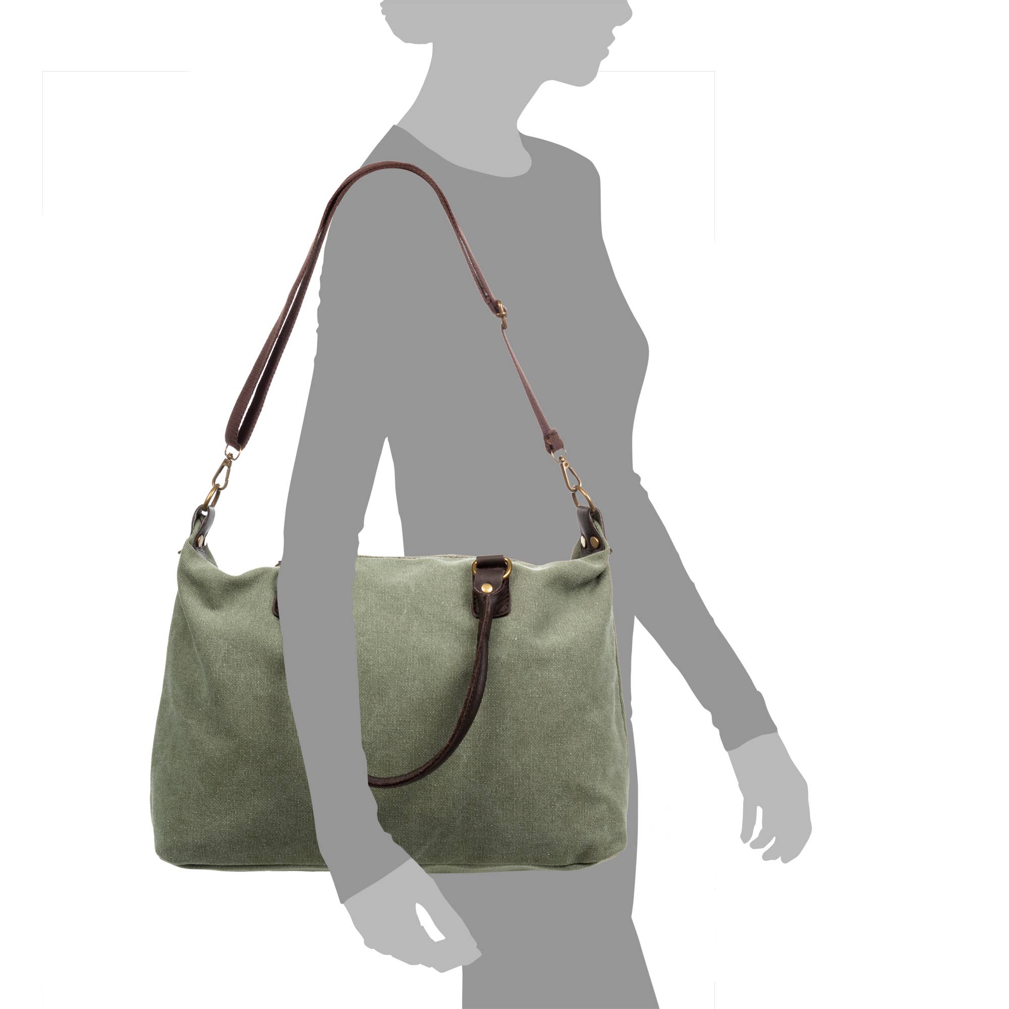 FIRENZE ARTEGIANI - Wholesale Shoulder Bag - Women's - Women's shoulder bag. Premium canvas, with handles.8