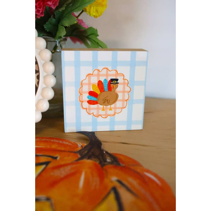 Patchy le Dindon Bloc 4x4 pour la vente par Doodles By Rebekah