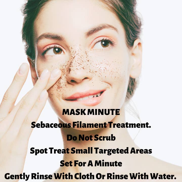 Mettalusso Inc - Vente Masque pour le visage - METTALUSSO MASQUE MINUTE Soin de la peau pour filaments sébacés6