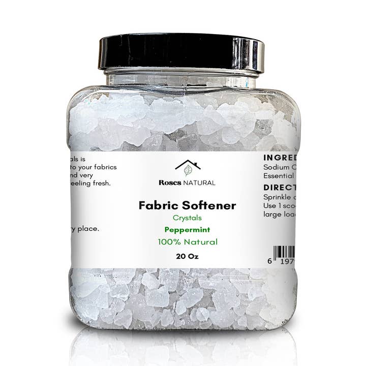Cristaux assouplissants pour tissus - Menthe poivrée pour la vente par Roses Natural