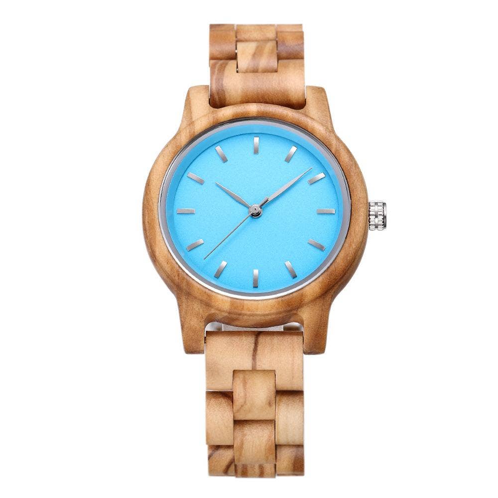 WoodWristCo - Wholesale Wrist watch – Women's - Fashion Premium Green Wooden Quartz Women's Watch0