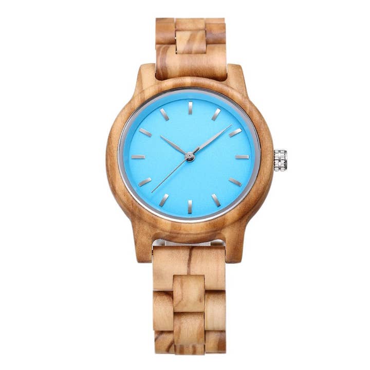 WoodWristCo - Wholesale Wrist watch – Women's - Fashion Premium Green Wooden Quartz Women's Watch