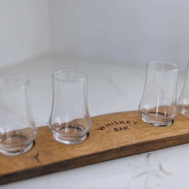 Sono Inspired - Wholesale Cocktail/Liquor Glass - Whiskey Stave Tasting Flight