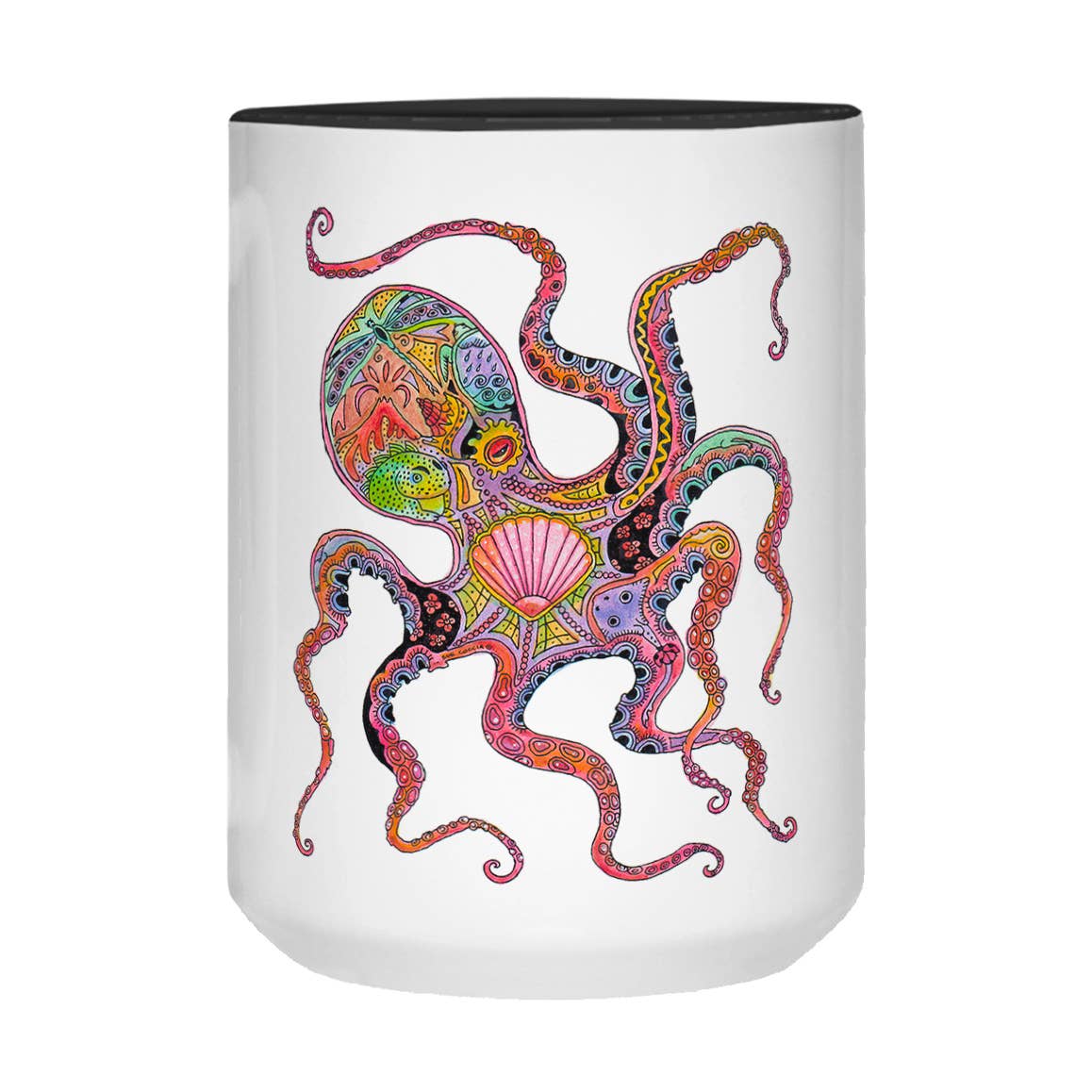 EarthArt International – wholesale Coffee mug – Octopus 15 oz Mug1