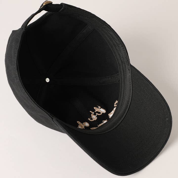 Fashion City - Wholesale Baseball Cap - Women's - It's Ok Not to Be Ok Embroidered Baseball Cap3