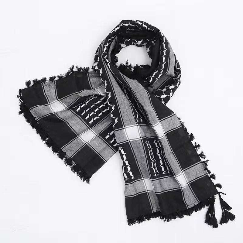 George's Regional - Wholesale Scarf - Unisex - Palestine Keffiyeh Scarf - Traditional Shemagh with Tassels2