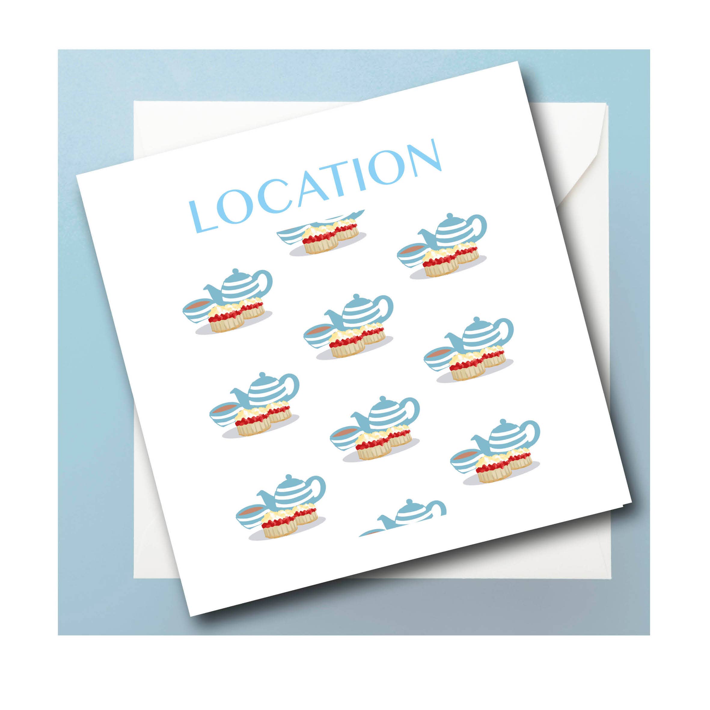 Betty Boyns Designs – wholesale Everyday greeting card – CARD MAKE MY LOCATION
Customise with location choice 4