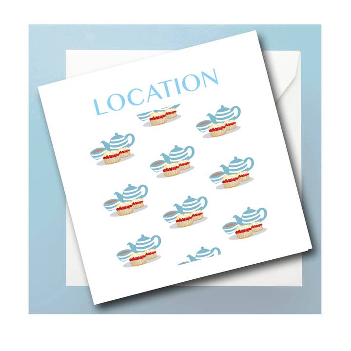 Betty Boyns Designs – wholesale Everyday greeting card – CARD MAKE MY LOCATION
Customise with location choice 4